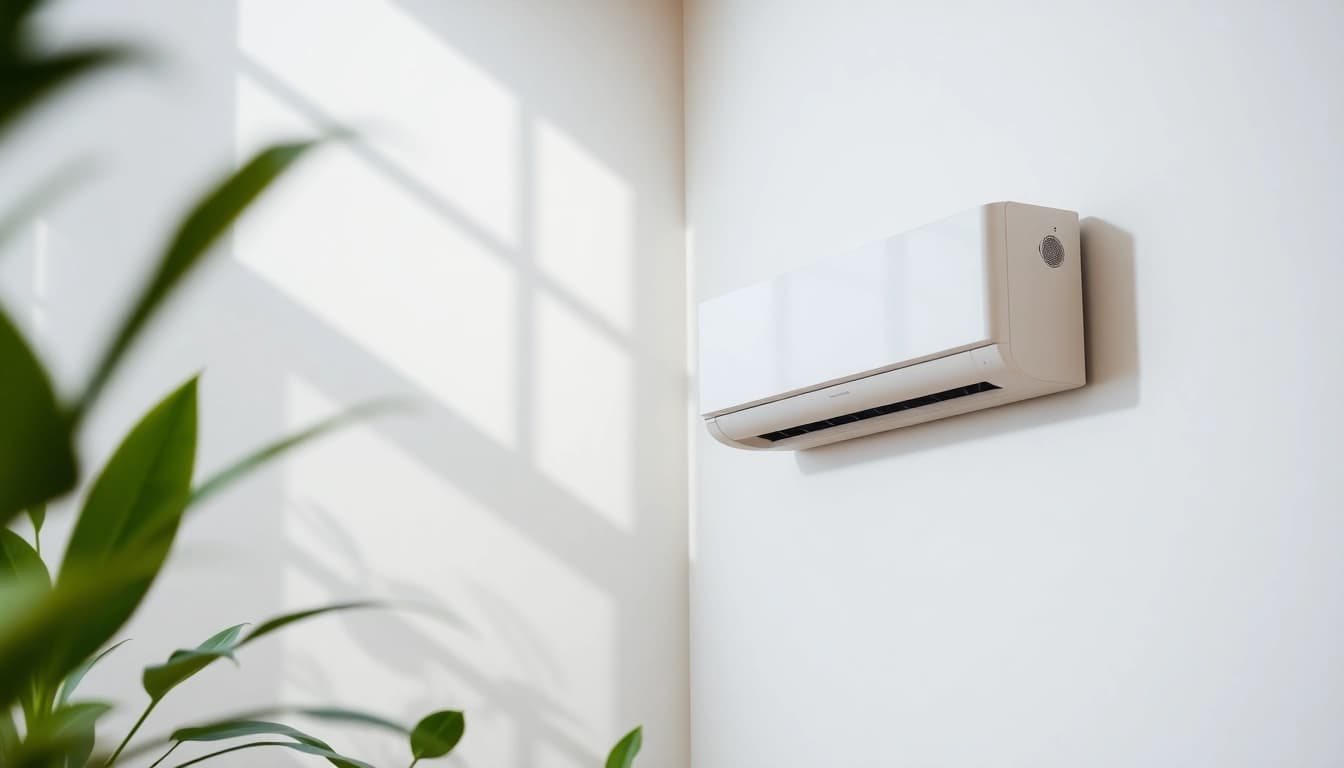 Visual representation of Klima kosten, featuring a modern climate control unit in an appealing interior.