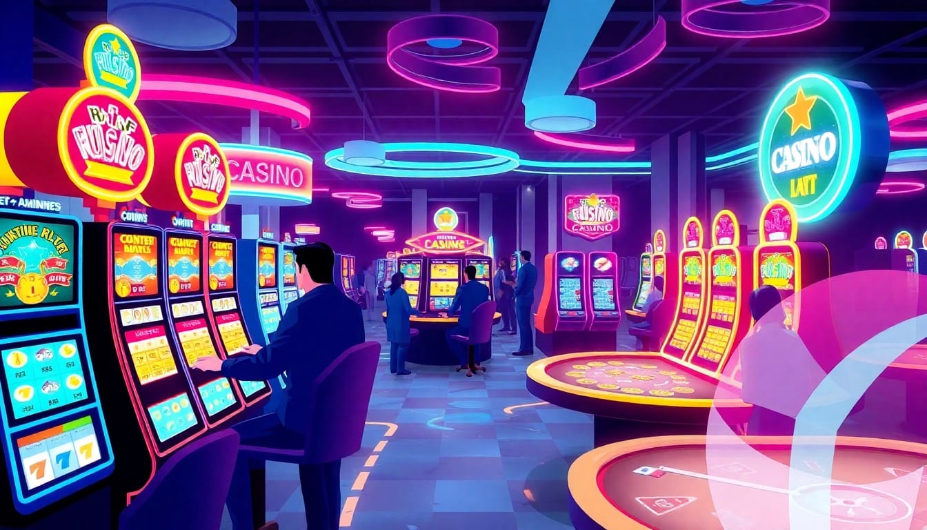Engage in thrilling games at online casinos ohne deutsche lizenz featuring vibrant slot machines.
