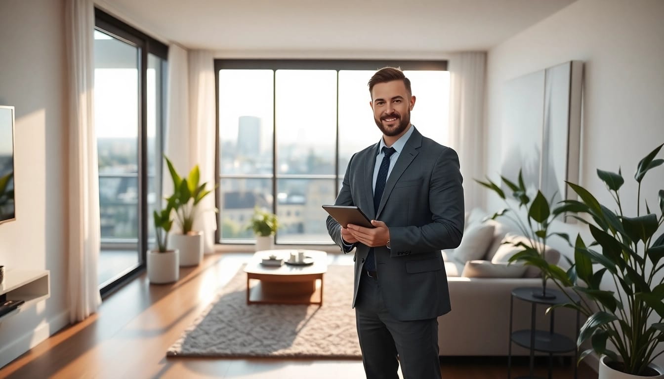 Immobilienmakler Frankfurt Preungesheim zeigt eine stilvolle Wohnung mit modernem Design.