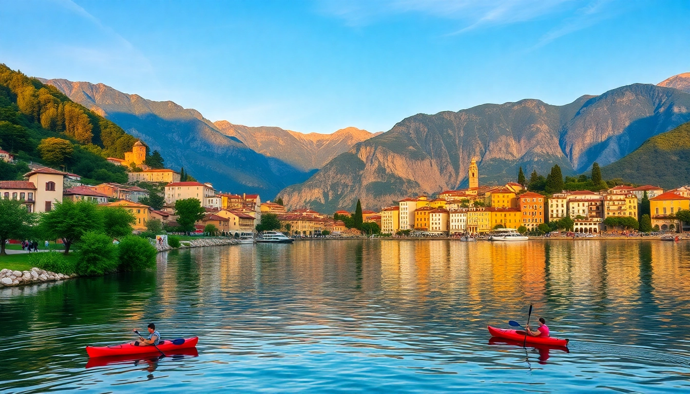 Entdecken Sie Gardasee-Reisetipps in dieser atemberaubenden Landschaft rund um den Gardasee, mit malerischen Dörfern und Outdoor-Aktivitäten.