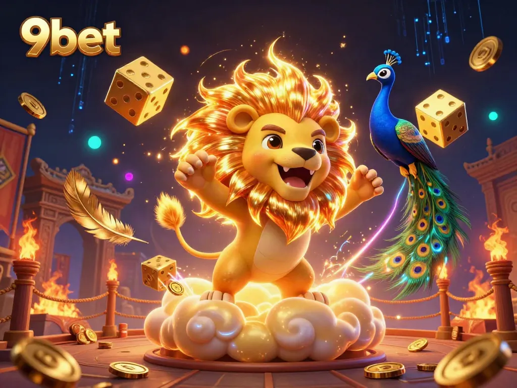 Engage in exciting gameplay with 9bet’s vibrant casino atmosphere featuring thrilling characters and elements.