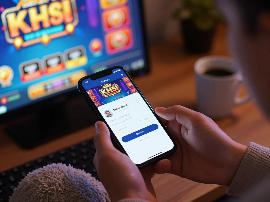Engaging with the đăng nhập qq88 app for a seamless online casino experience on a smartphone.