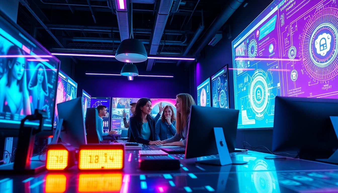 Innovative workspace featuring 18+ ai technology and digital creativity tools.