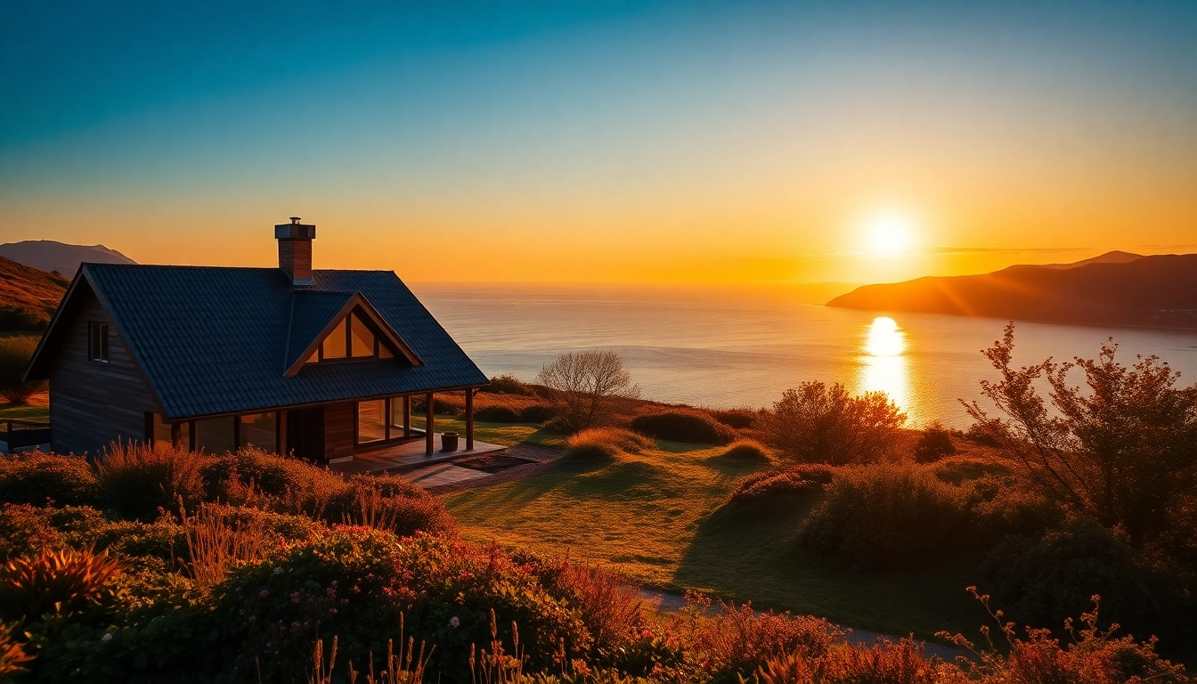 Kaufen Sie ein modernes Haus in Nordzypern mit Panoramablick auf das Meer.