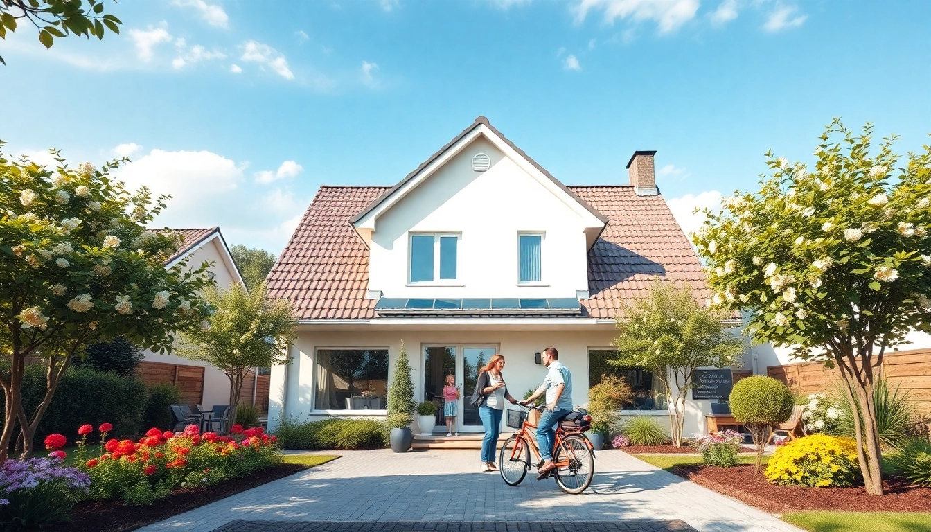 Genießen Sie den Traum vom Hauskauf in einem modernen Einfamilienhaus mit blühendem Garten.