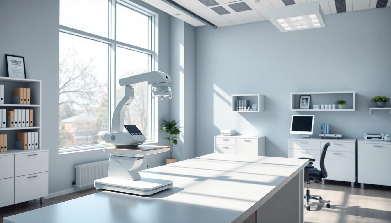 Driada medical in a modern medical office featuring advanced equipment and professional ambiance.