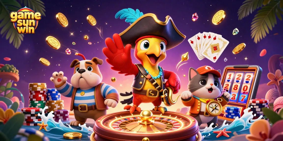 Experience thrilling action with game sun win featuring vibrant casino characters and dazzling gaming elements.