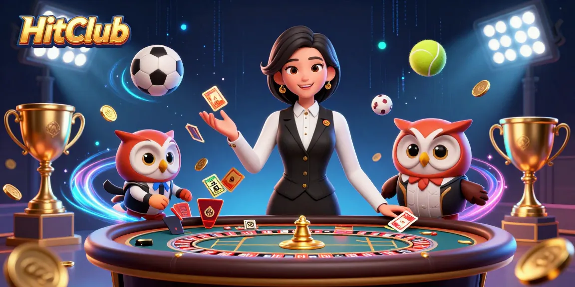 Engage in thrilling games at HitClub with professional dealers and dynamic sports action.