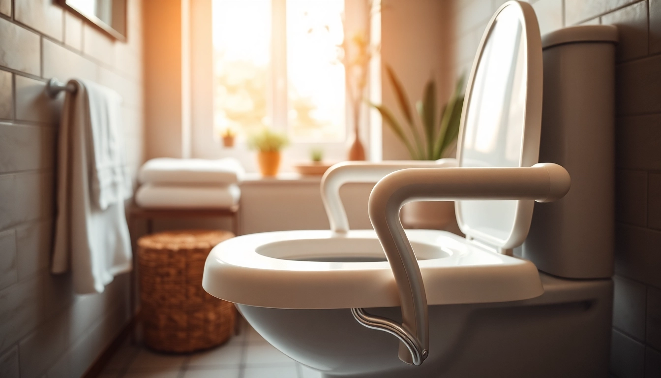 Stabile toilettensitzerhöhung mit armlehnen Für Senioren