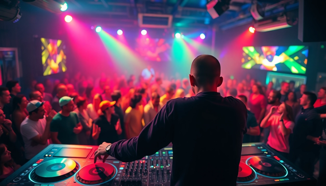 DJ in München begeistert das Publikum mit einer mitreißenden Live-Performance.