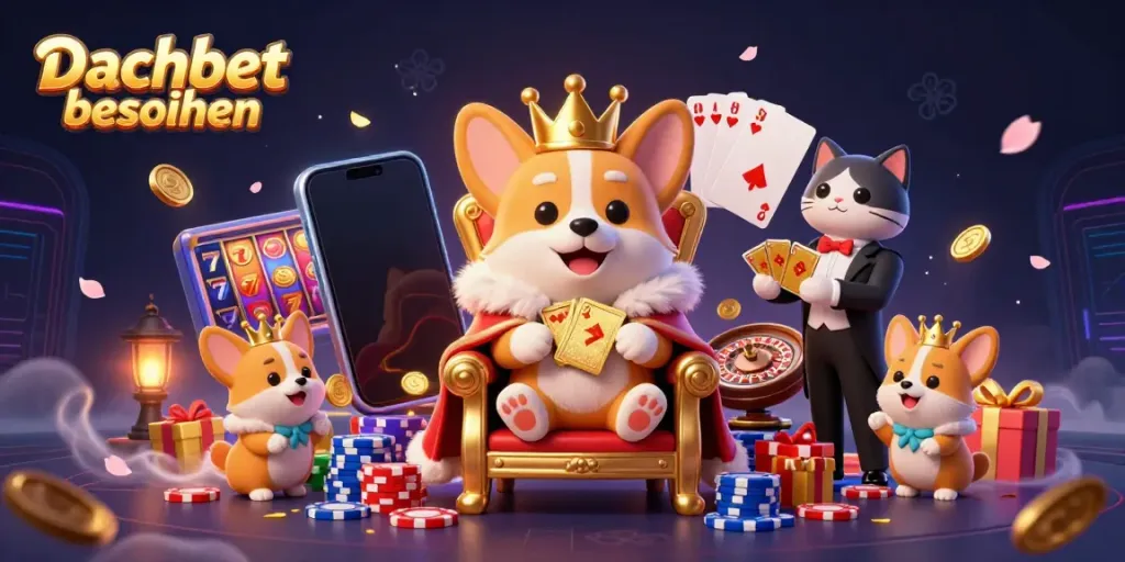Besuchen Sie Dachbet und erleben Sie ein königliches Casino-Abenteuer mit reichlich Spielen und Gewinnen.