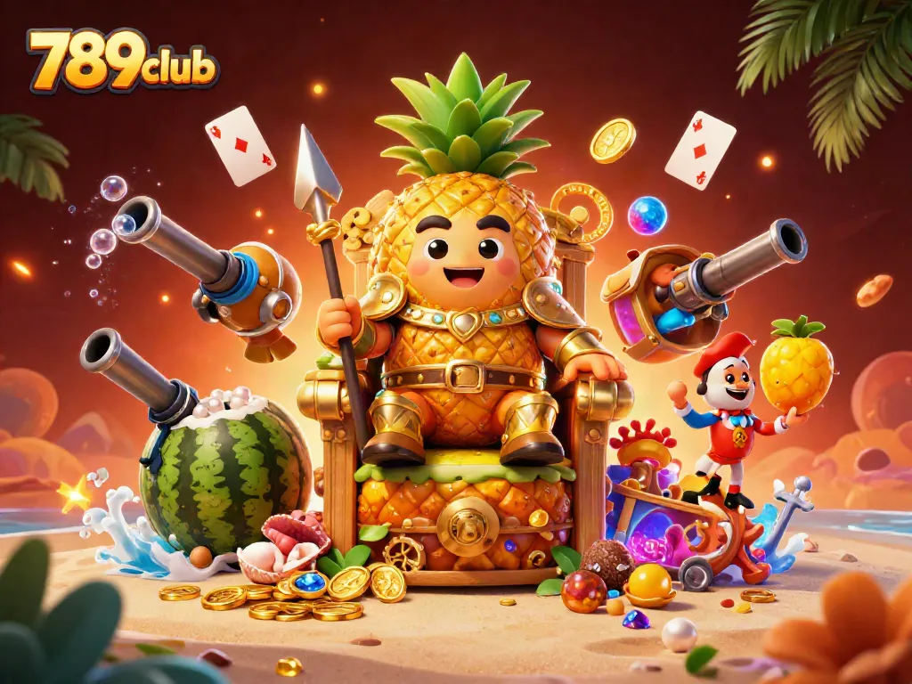 Experience thrilling games at 789club with a vibrant casino scene featuring dynamic characters and rich elements.