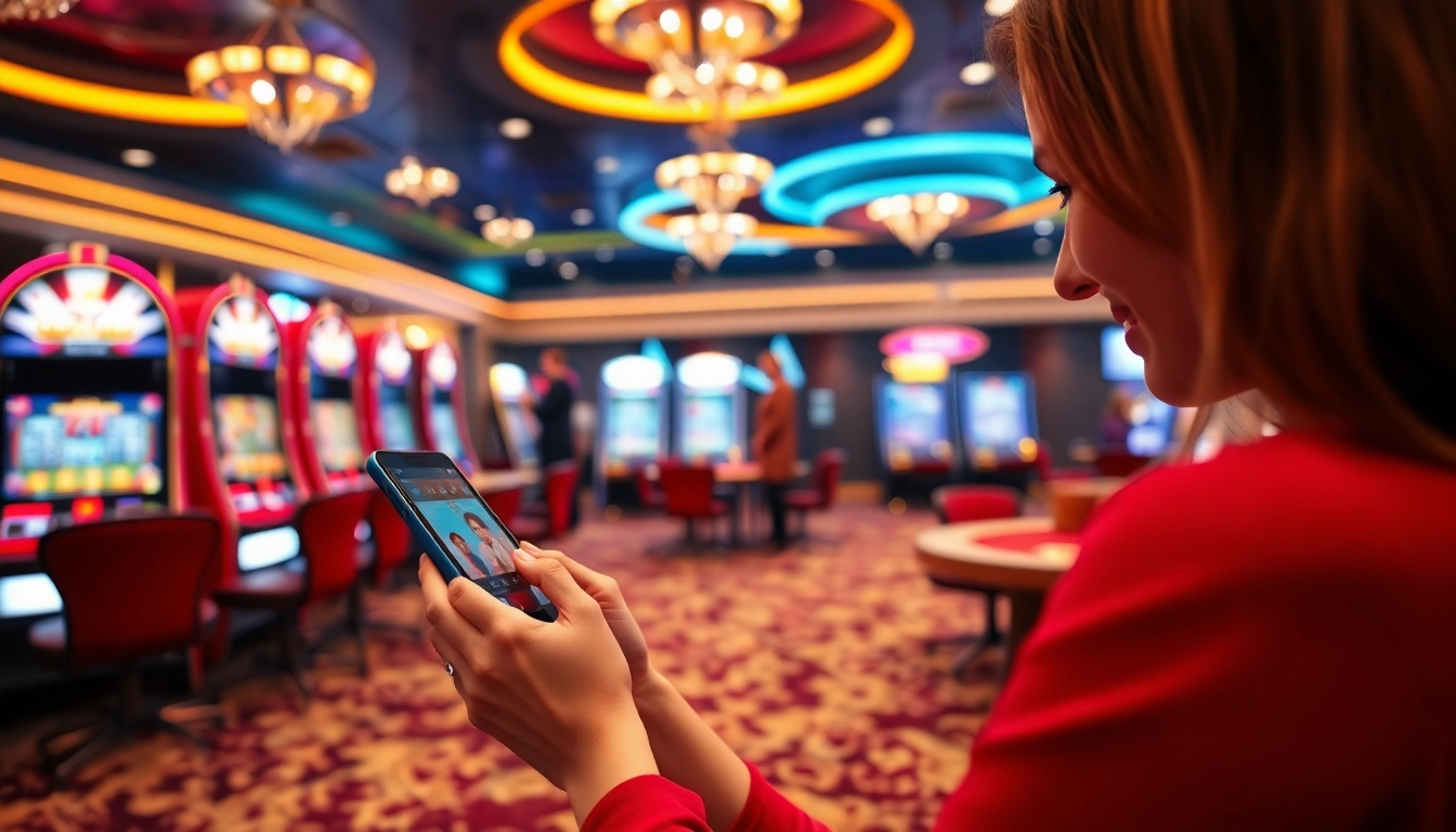 Genießen Sie die beste Casino App in Deutschland auf einem Smartphone, während Sie im eleganten Casino spielen. Erleben Sie das aufregende Spielerlebnis!