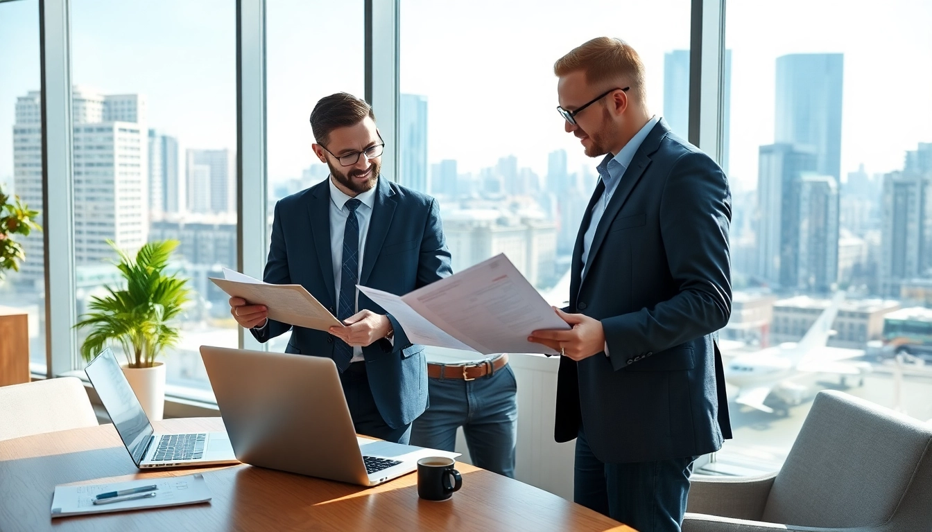 Headhunter Ingenieure beraten Ingenieure in einem modernen Büro mit dynamischer Interaktion.