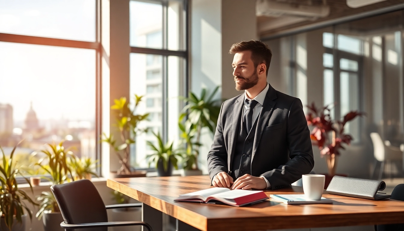 Headhunter Nürnberg berät in einem modernen Büro über Personalvermittlung.
