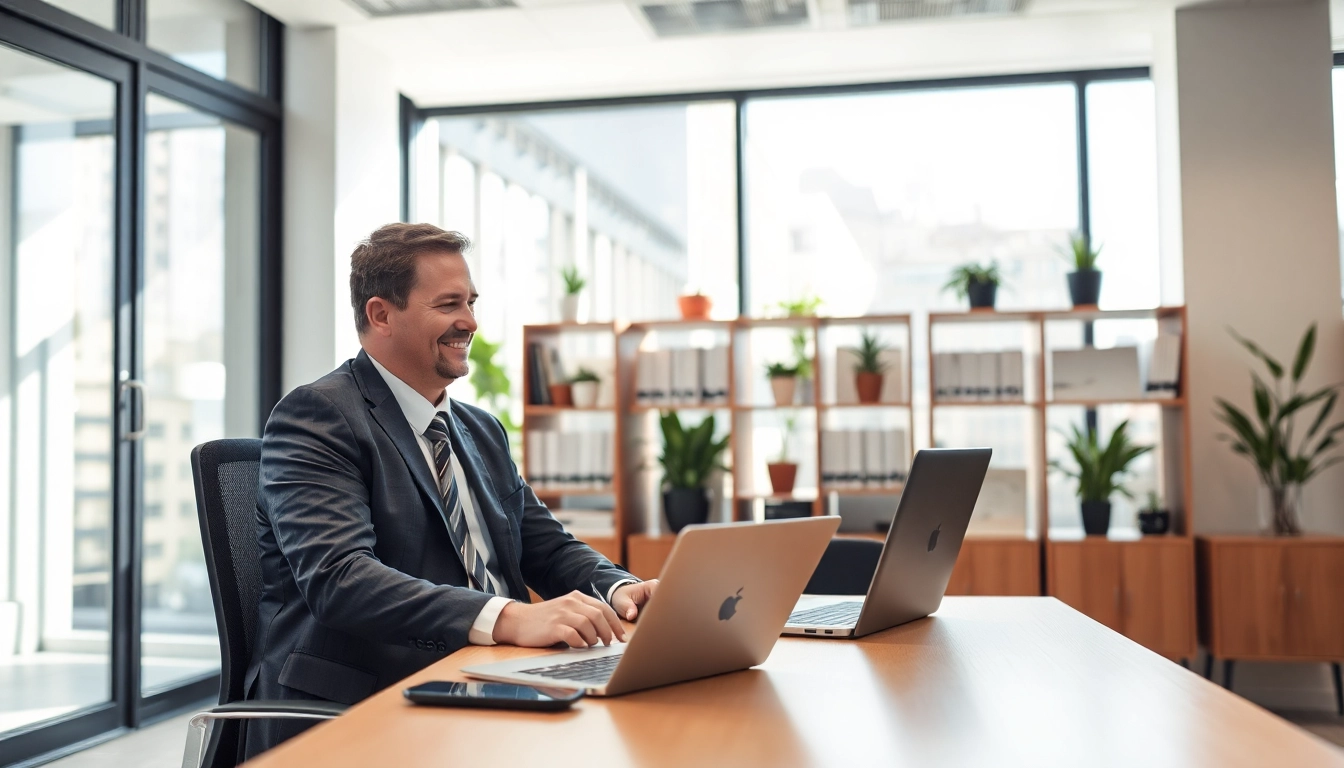 Headhunter Hannover bei einer persönlichen Beratung in einem modernen Büro.